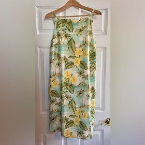 Tommy Bahama Silk Tropical Print Dress